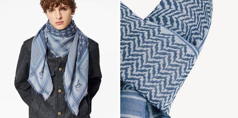 Louis Vuitton faces backlash for its $705 'keffiyeh-inspired' scarf