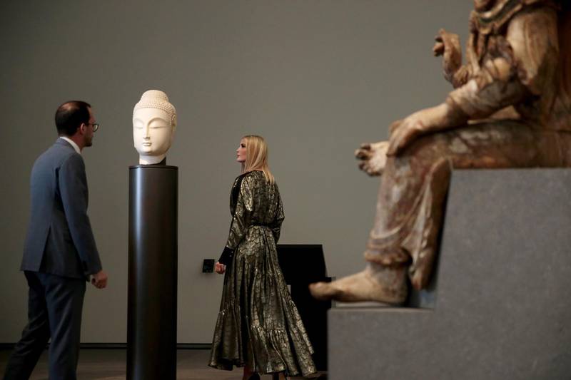 Ivanka Trump visits Louvre Abu Dhabi Museum in Abu Dhabi. Reuters