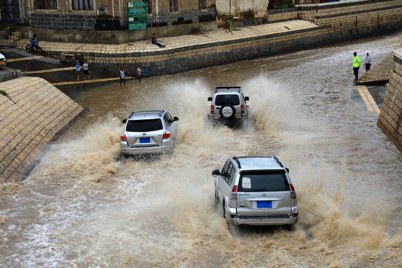 It began raining in the area last week and a number of deaths were attributed to the wet weather and flash flooding. AFP