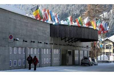The Congress Centre, the venue of the World Economic Forum, in Davos, where the world's business elite will gather. Chris Ratcliffe / Bloomberg News