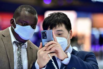 The Mobile World Congress is being held from February 28 to March 3. AFP