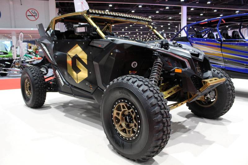 One of many customised off-roaders.