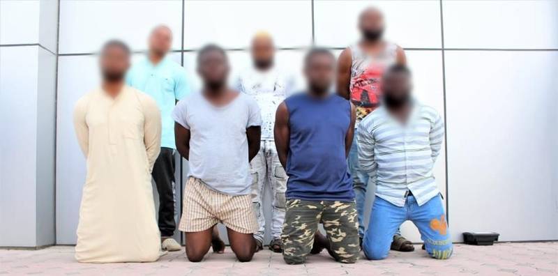 At least seven men were arrested in Dubai over the incident. Photo: Dubai Police