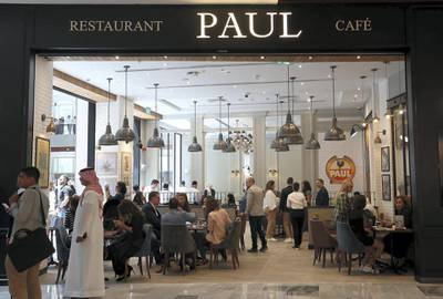 ABU DHABI ,  UNITED ARAB EMIRATES , SEPTEMBER 4 – 2019 :- Paul Cafe at the new expansion of The Galleria on Al Maryah Island in Abu Dhabi. ( Pawan Singh / The National ) For Lifestyle