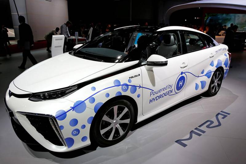 Toyota says a problem with its software on the hydrogen-fule cell Mirai needs fixing. Benoit Tessier / Reuters