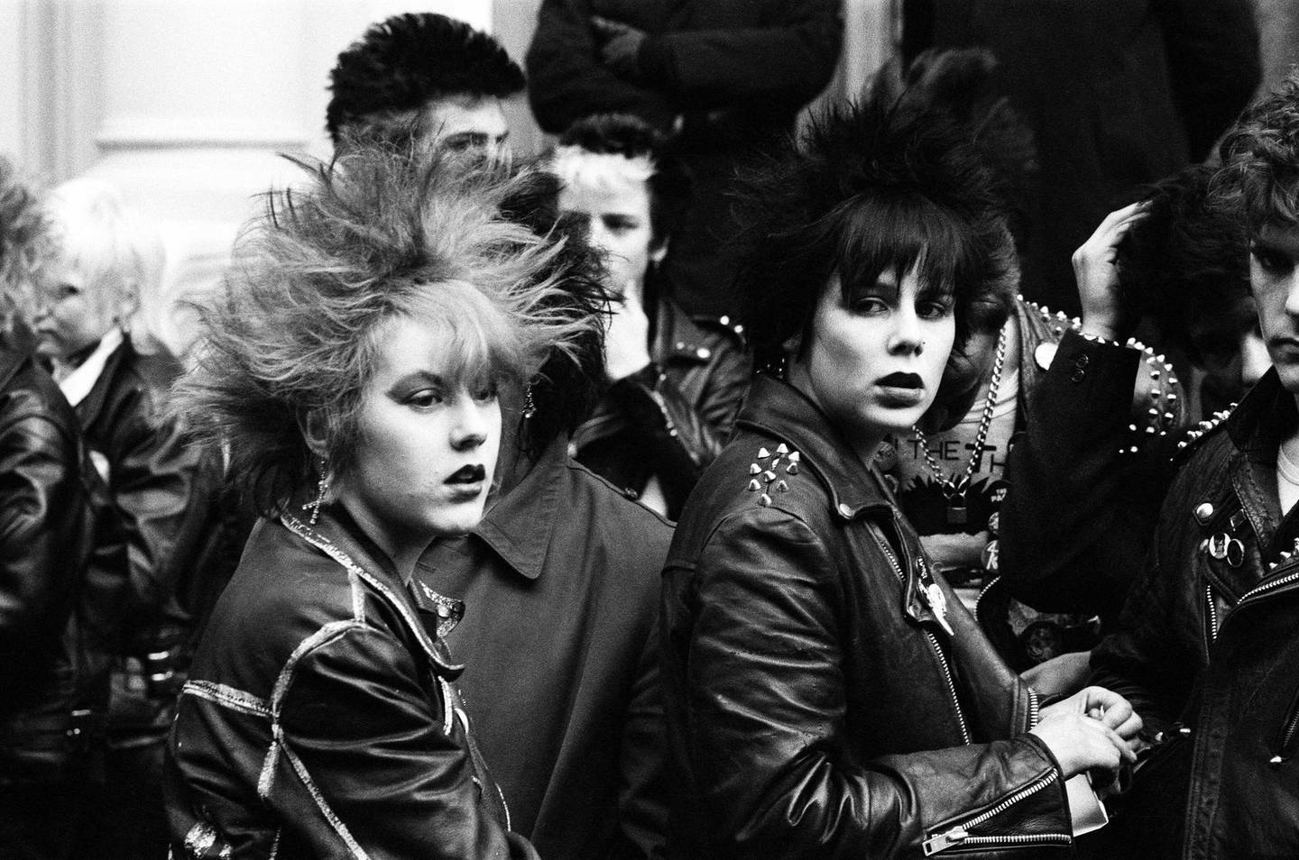 Punk rockers march in London. 3rd February 1980. (Photo by Staff/Mirrorpix/Getty Images)