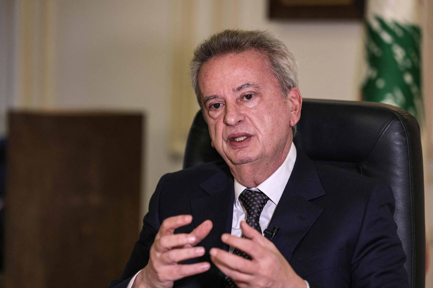 Lebanon's central bank governor Riad Salameh was charged with illicit enrichment. AFP