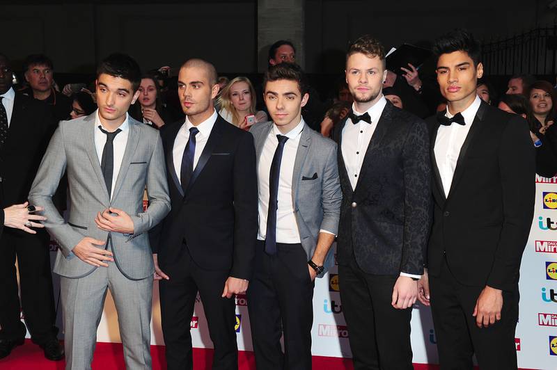 The Wanted arrive at the 2013 Pride of Britain awards in London. PA