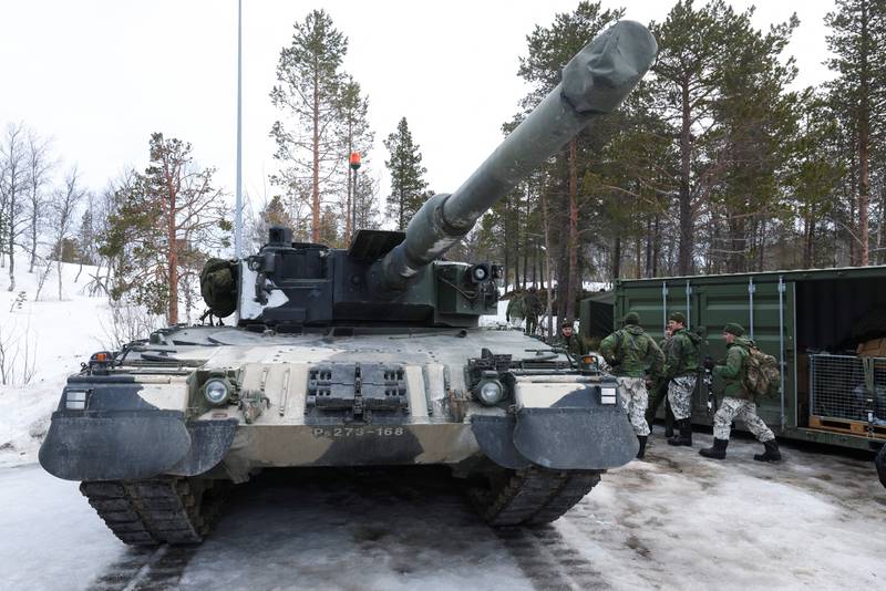 Finnish and Swedish soldiers already take part in Nato exercises. Reuters