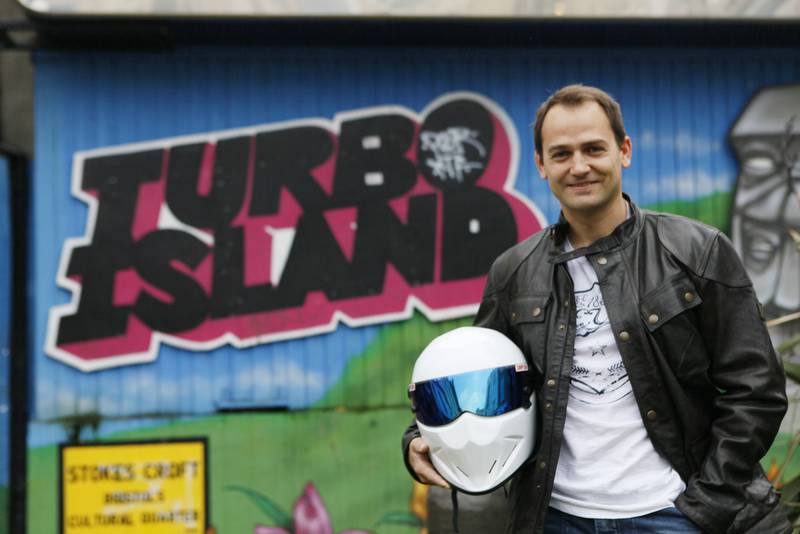British race car driver Ben Collins was The Stig on Top Gear for eight years. Jim Ross for the National