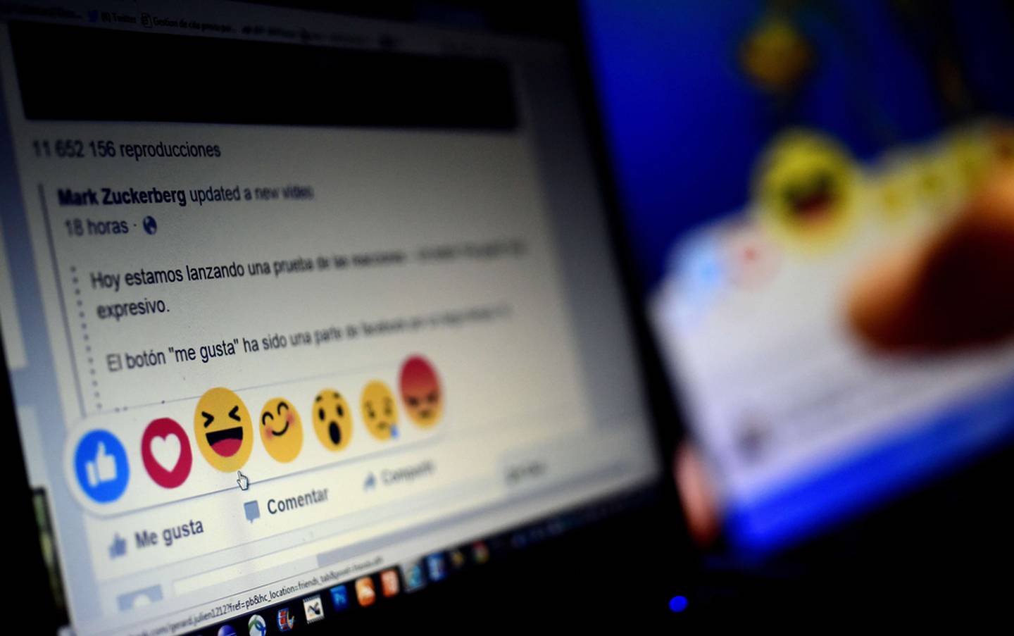 Facebook Reactions paved the way for other social media platforms to begin to introduce emoji responses. AFP
