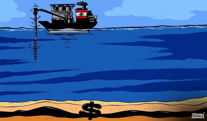 Our cartoonist Shadi Ghanim's take on Lebanon's yet elusive bailout from the West