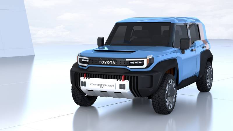 The little Land Cruiser that could - is this baby blue the future of dune bashing? All photos: Toyota