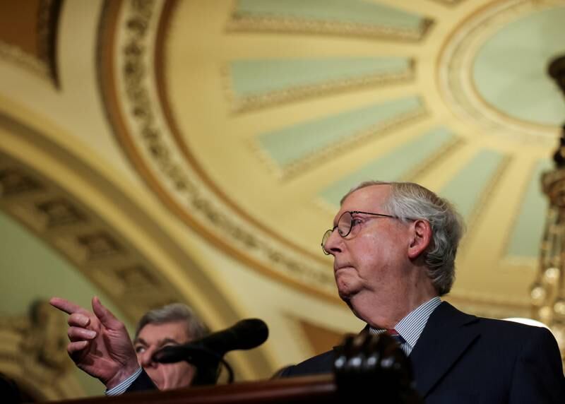 Senate Republican Leader Mitch McConnell has struggled to control the rise of extremism in his party. Reuters
