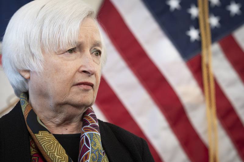 Treasury Secretary Janet Yellen has updated the X Date of a US default to June 5. AP