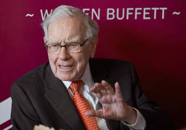 Warren Buffett's holding company, Berkshire Hathaway, bought shares in Amazon in May last year. AP