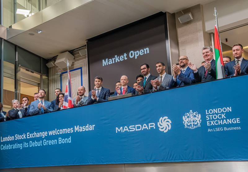 Masdar lists its debut $750 million green bond on London Stock Exchange