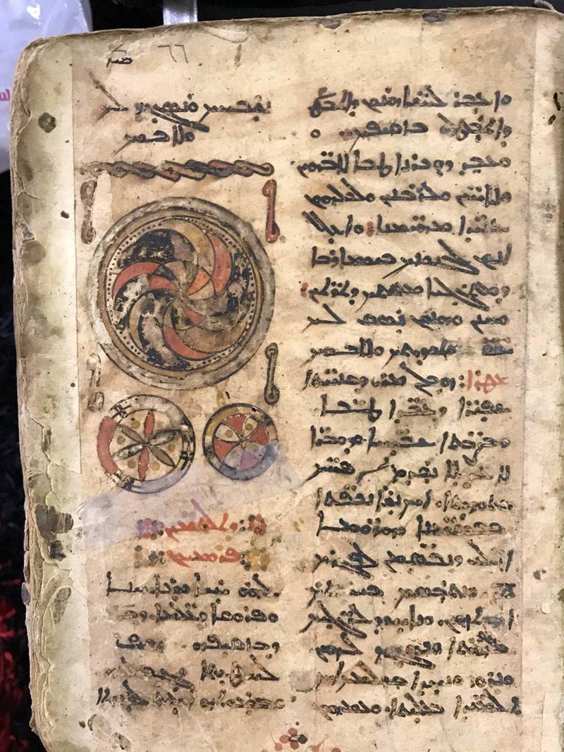 The historic Aramaic prayer manuscript. Courtesy Father Ammar Altony Yako