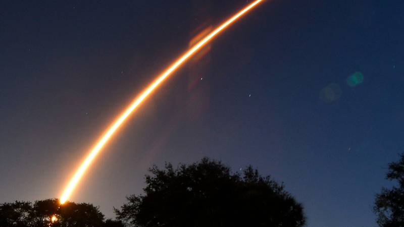 An image that illustrates this article SpaceX Falcon 9 rocket carries satellites into orbit