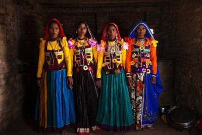 Women from the Garasia tribe. Courtesy Aman Chotani