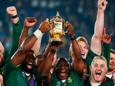 South Africa begin trophy celebrations after winning 2019 Rugby World Cup - in pictures