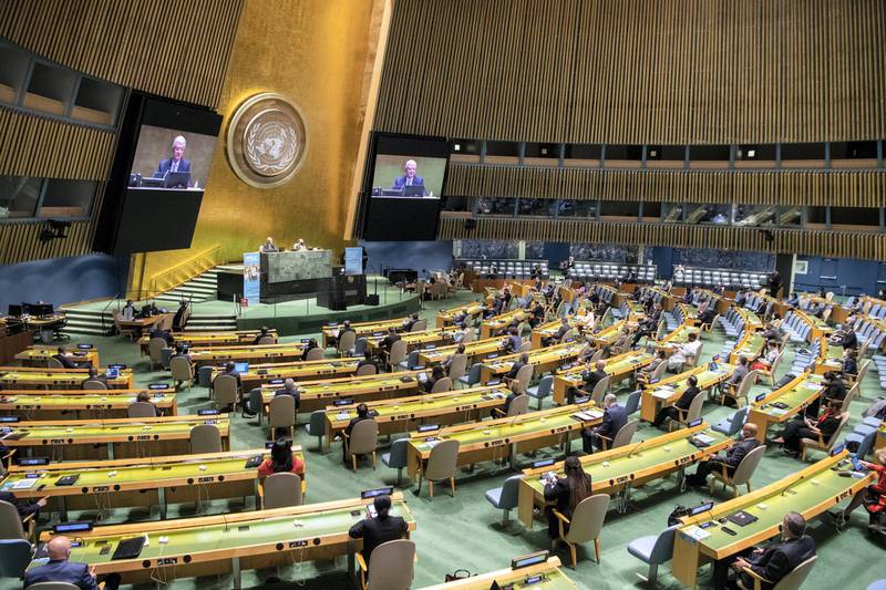 UNGA 2020 UN General Assembly schedule