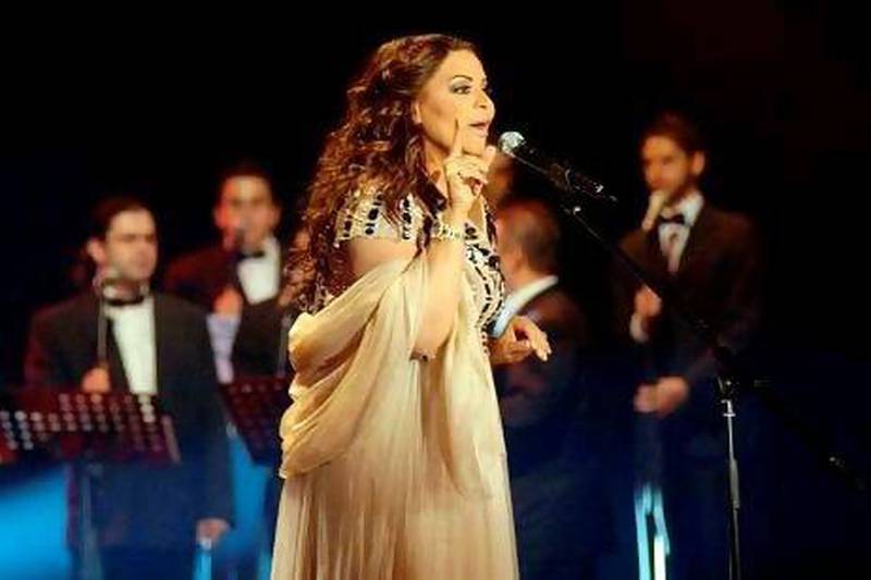 Emirati singer Ahlam. AFP