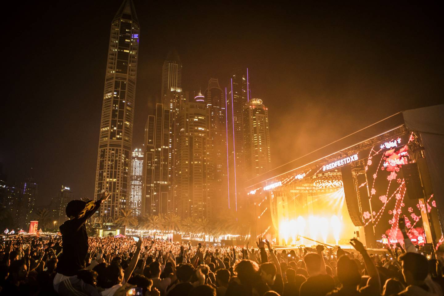 The Dubai Media City Amphitheatre is a popular venue. Photo: Arabian Radio Network