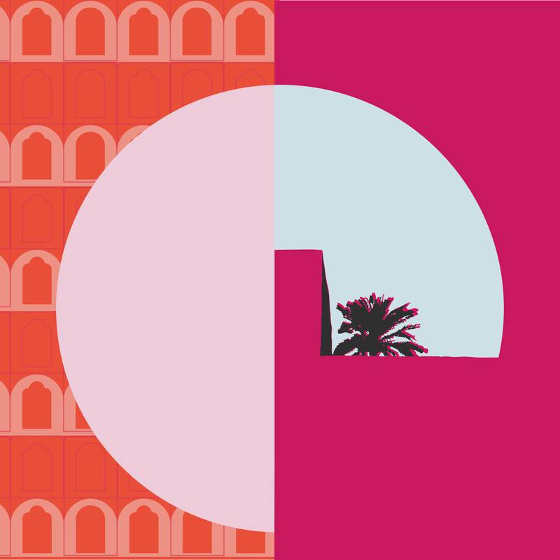A work by Emirati graphic designer Azza Al Nuaimi, whose work is included in the festival. Courtesy RAKFAF