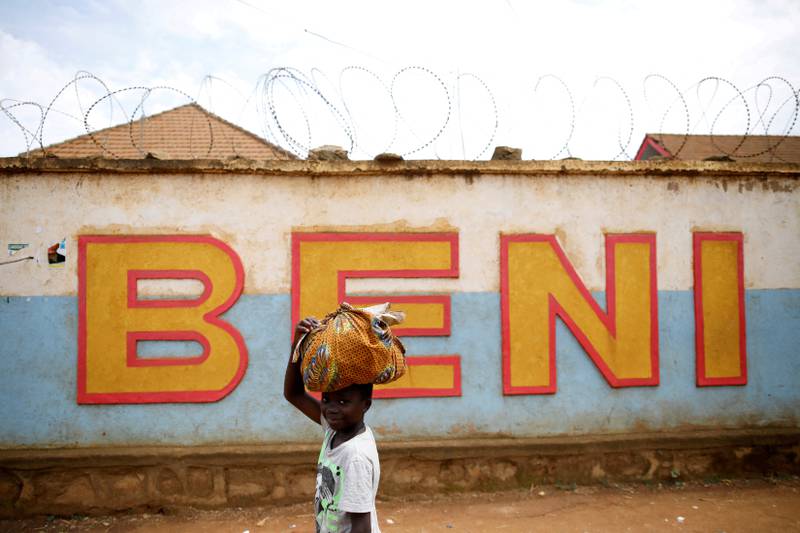 The fatal bomb attack happened at a restaurant in Beni in the Democratic Republic of Congo. Reuters