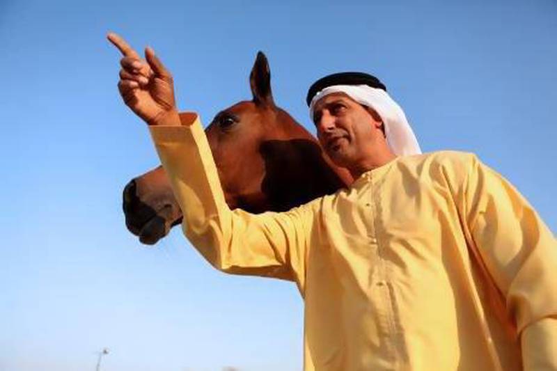 Ali Al Ameri, the Emirati horse-master, claims he can have even the most difficult beast under his spell within a week, and guarantees he can fix a horse's psychological problems within a set time, or the customer does not pay. Fatima Al Marzooqi / The National