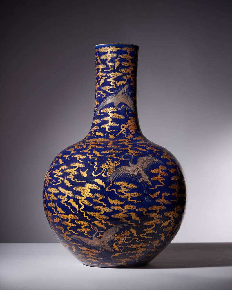 The 18th century Chinese vase was bought by a surgeon in England for a few hundred pounds in the 1980s. PA