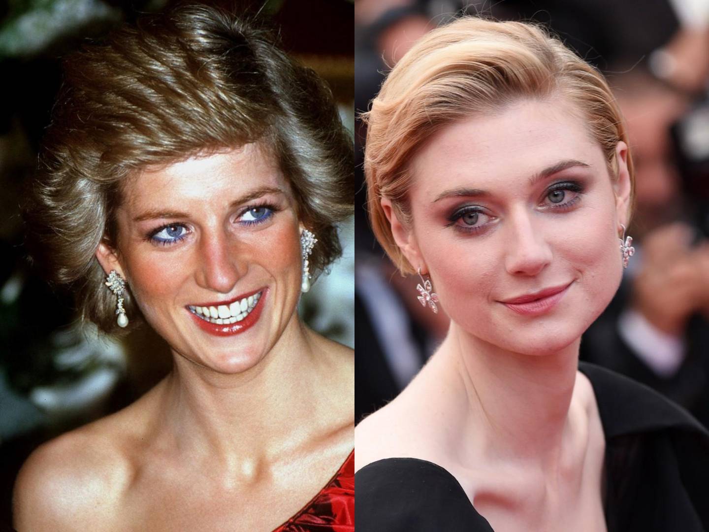Elizabeth Debicki, right, will portray the late Princess Diana in the final two seasons of 'The Crown'. Getty Images