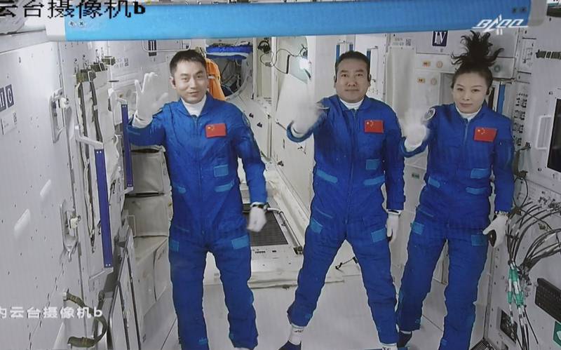 Completion of China’s space station is scheduled for the end of 2022. The Tiangong’s core module Tianhe is already in orbit and has been hosting astronauts, including Wang Yaping, its first female astronaut. Xinhua / AP