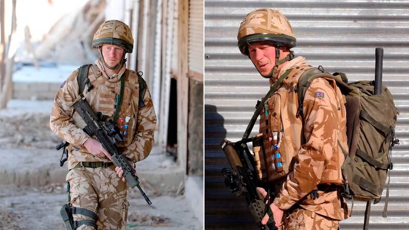Britain's Prince Harry in Afghanistan, where he served two tours in 2007 and 2012. Reuters