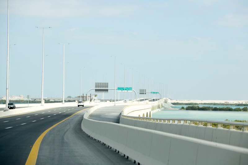 The six-lane highway can accommodate 6,000 vehicles an hour in each direction. Khushnum Bhandari / The National