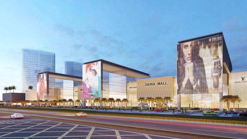Deira Mall will be the centrepiece of the surrounding Dh5 billion Deira Boulevard. Courtesy Nakheel