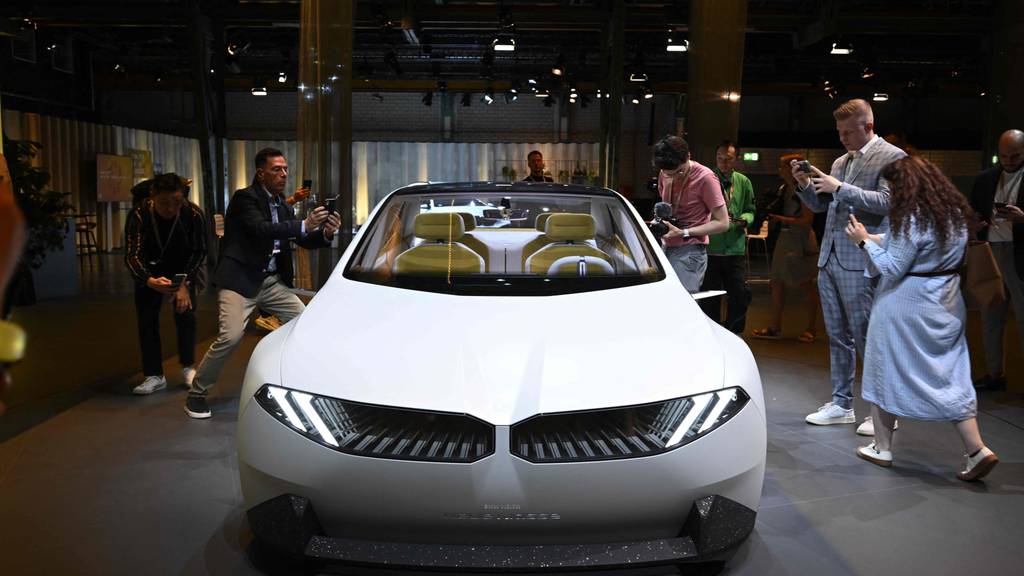 BMW unveils Neue Klasse concept electric car to rival Tesla