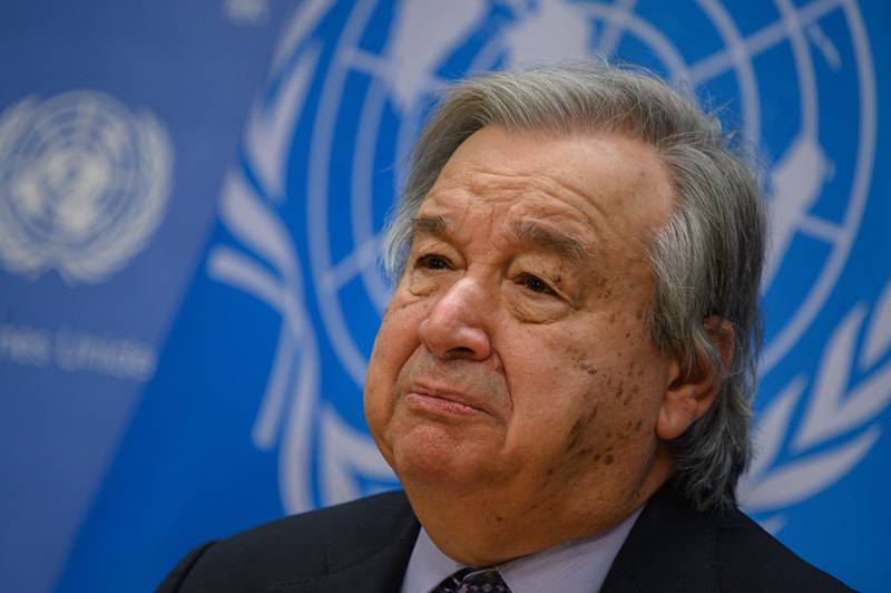 UN chief Antonio Guterres. AFP