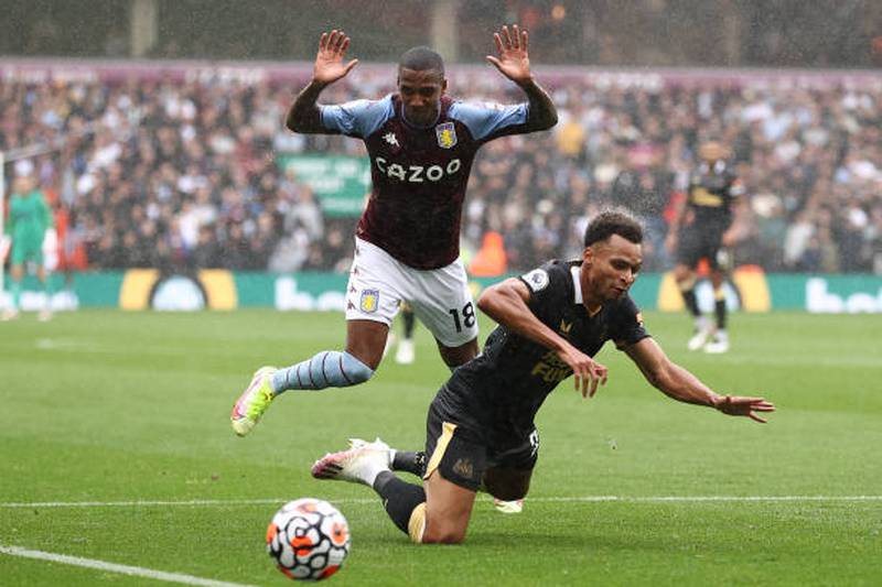Ashley Young - 7: Veteran playing at left-back made feelings clear to Murphy after a first-half dive in box by Newcastle wingback. His experience will be invaluable to Villa this season. Getty