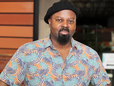 Author Ben Okri launched his new book Tiger Work at Expo City Dubai’s Terra Auditorium at the first Connecting Minds Book Club. Photo: Pawan Singh / The National