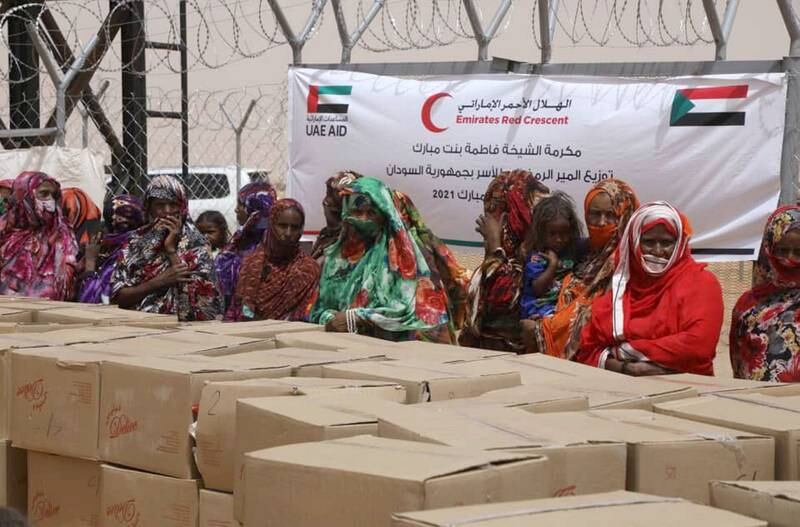  The UAE today sent an aid plane containing 50 metric tons of food to Sudan as part of its humanitarian initiatives during the Holy Month of Ramadan to meet the needs of thousands of families with limited income. This comes against the backdrop of ongoing efforts to assist those affected by the COVID-19 pandemic. WAM