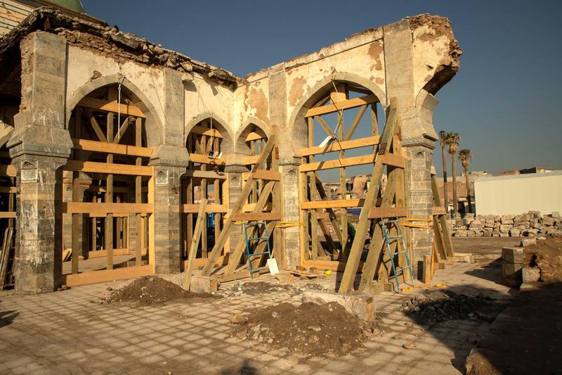 Reconstruction of Mosul’s Grand Mosque of Al Nuri.