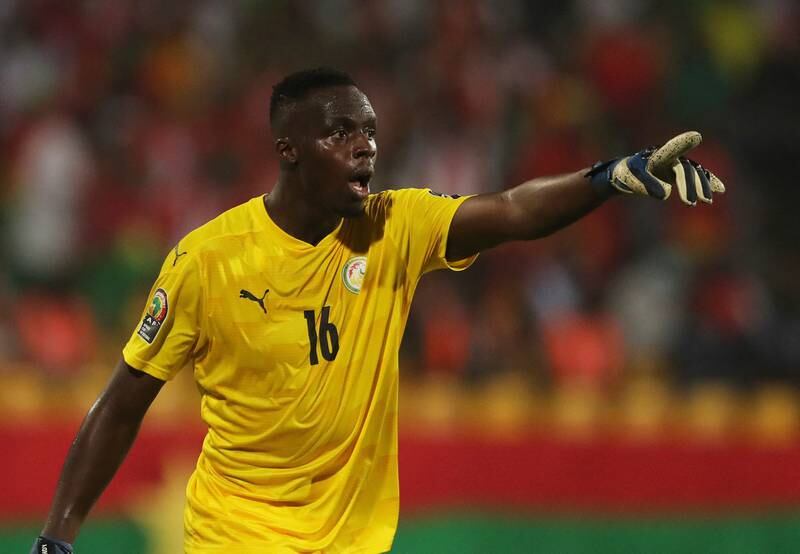 Senegal goalkeeper Edouard Mendy. Reuters