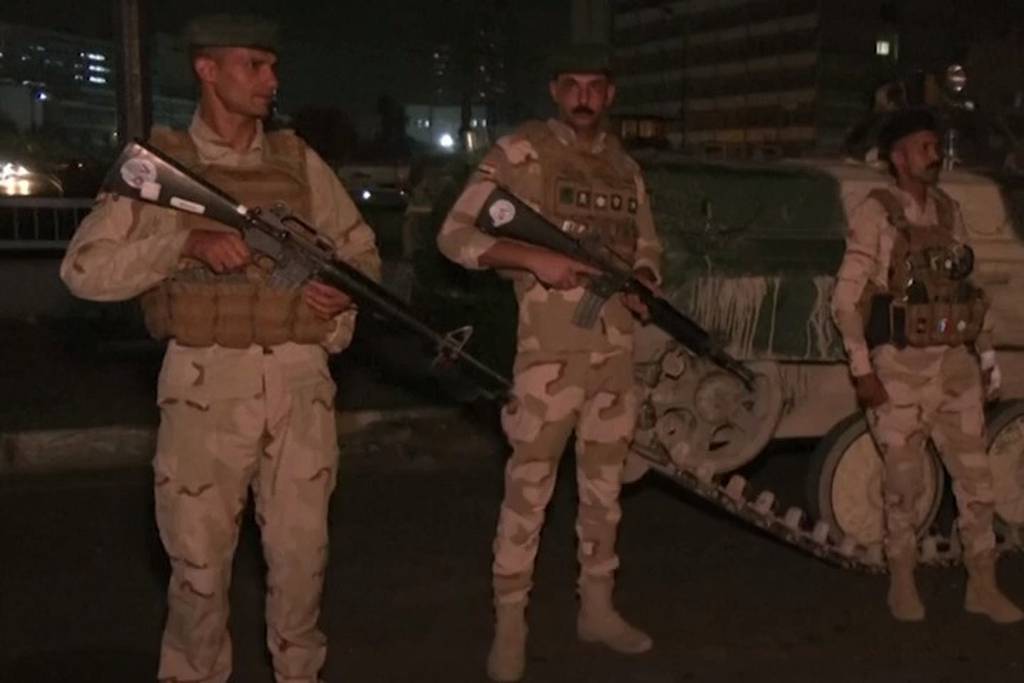 Iraqi soldiers deployed in Baghdad after militia chief arrested