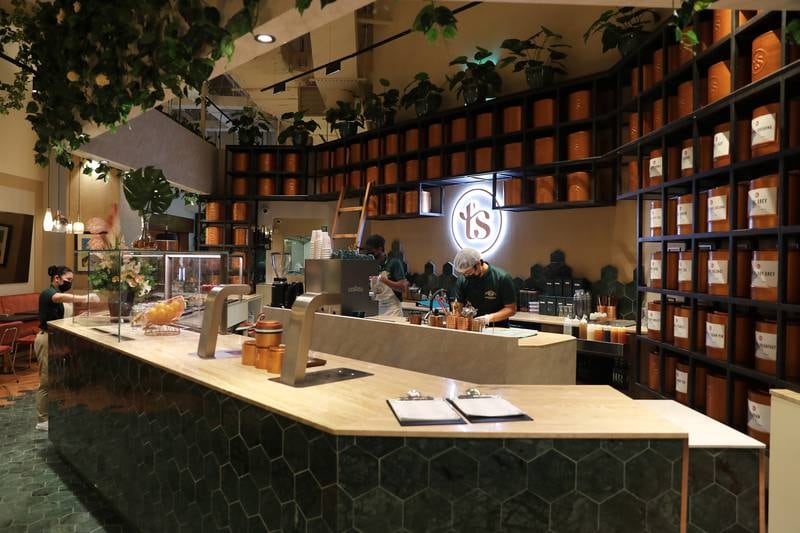 T's Teabar, one of the outlets in the food hall, is a concept that originated in Amsterdam.