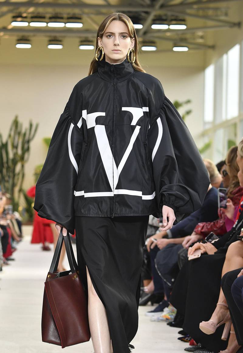 Showing us the art of the Logo, Valentino splashes it across the entire body. Pascal Le Segretain, Getty Images