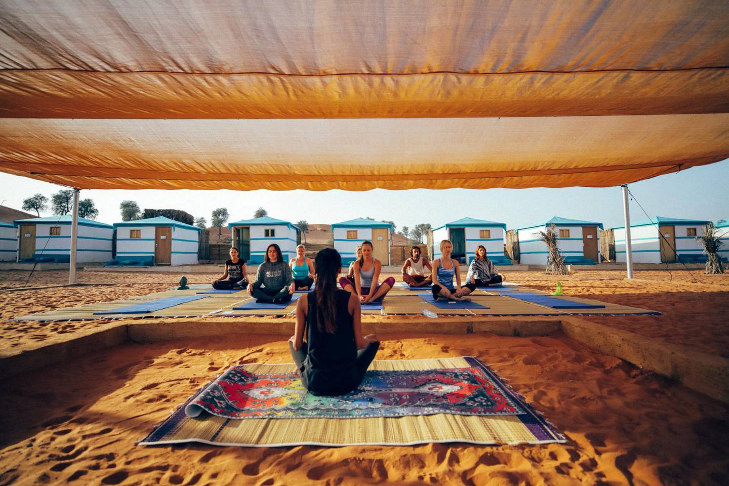 Yoga classes at the Alma Retreat