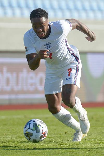 Raheem Sterling - 7: Took his penalty very coolly, assuming the responsibility with Kane by then substituted. Not one of his greatest nights in an England shirt but he kept looking for new ways to open up the opposition. AFP