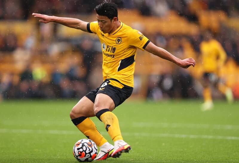=8) Hwang Hee-chan (Wolves). Three goals in four games. Getty